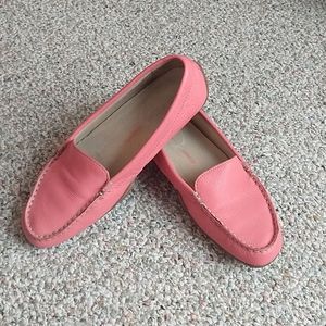 Women's used Rockport driving moccasins.